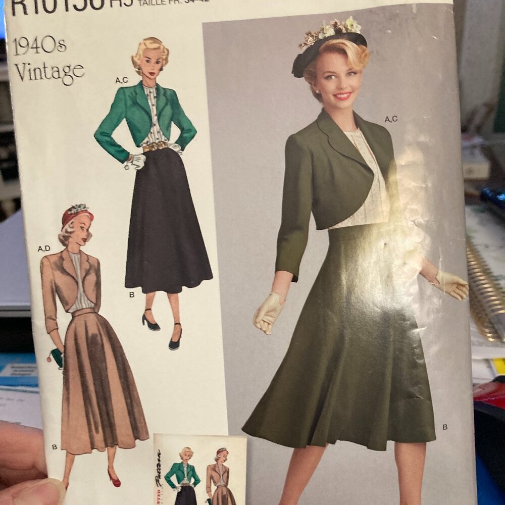 Simplicity R10156 h5 1940s Vintage Sewing Pattern Uncut